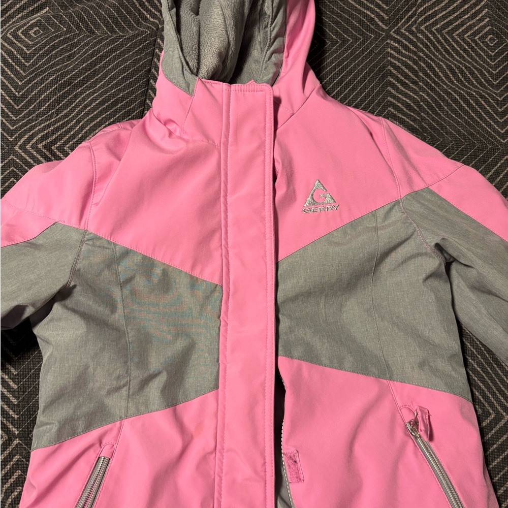 Gerry Weber Kids Two-Tone Pink and Gray Raincoat